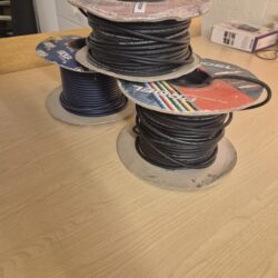 2x rol xlr en 1x speaker kabel (restant nieuwe kabel)