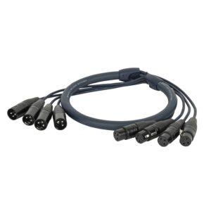 DAP Audio FL9220 Snake DMX Cable 20m, 4-Way, 4x XLR 3pin male / female (B-Stock)