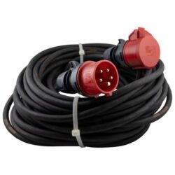 32A verlengkabel met 5G6mm² neopreen kabel 380V IP44 25 meter