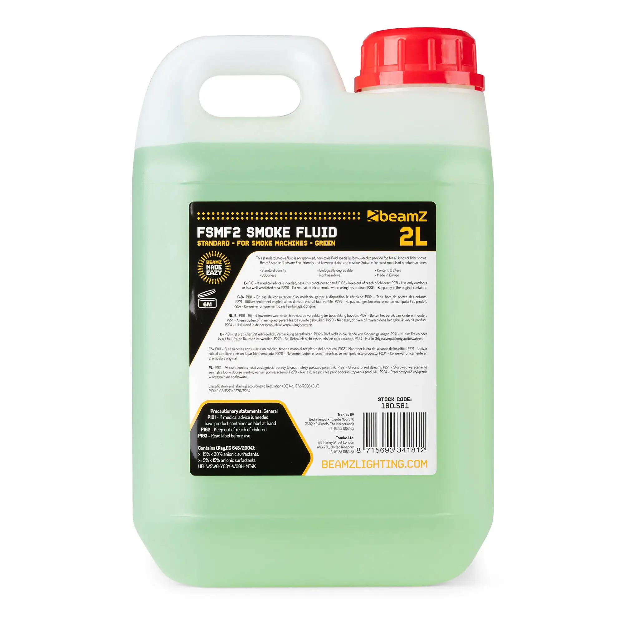 Smoke Fluid 2L Standard Green (nieuw) - Afbeelding 3