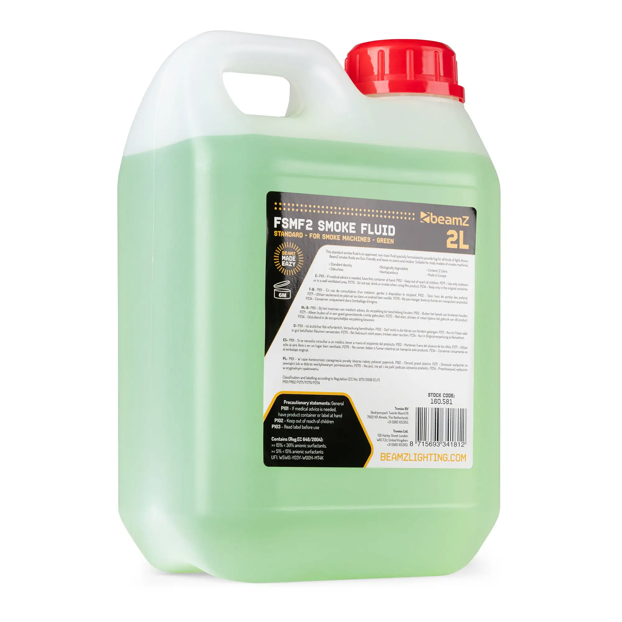 Smoke Fluid 2L Standard Green (nieuw) - Afbeelding 1