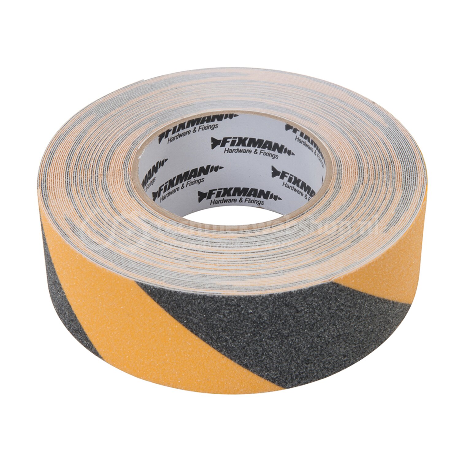 Fixman Antislip Tape - Zwart/geel - 50 Mm X 18 Meter (nieuw) - Afbeelding 1