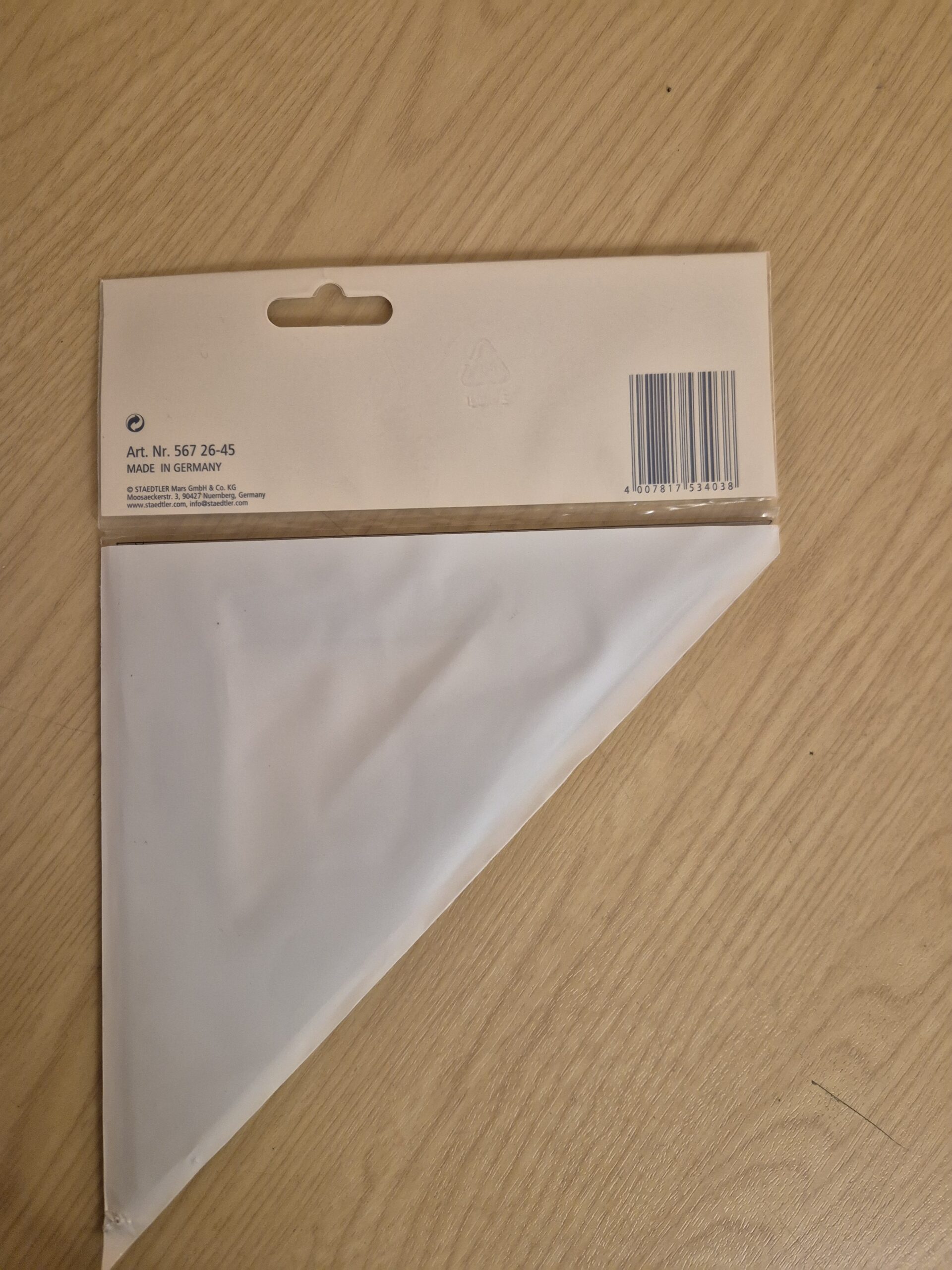 16x Staedtler tekendriehoek (31 cm) 45° (nieuw) - Afbeelding 3