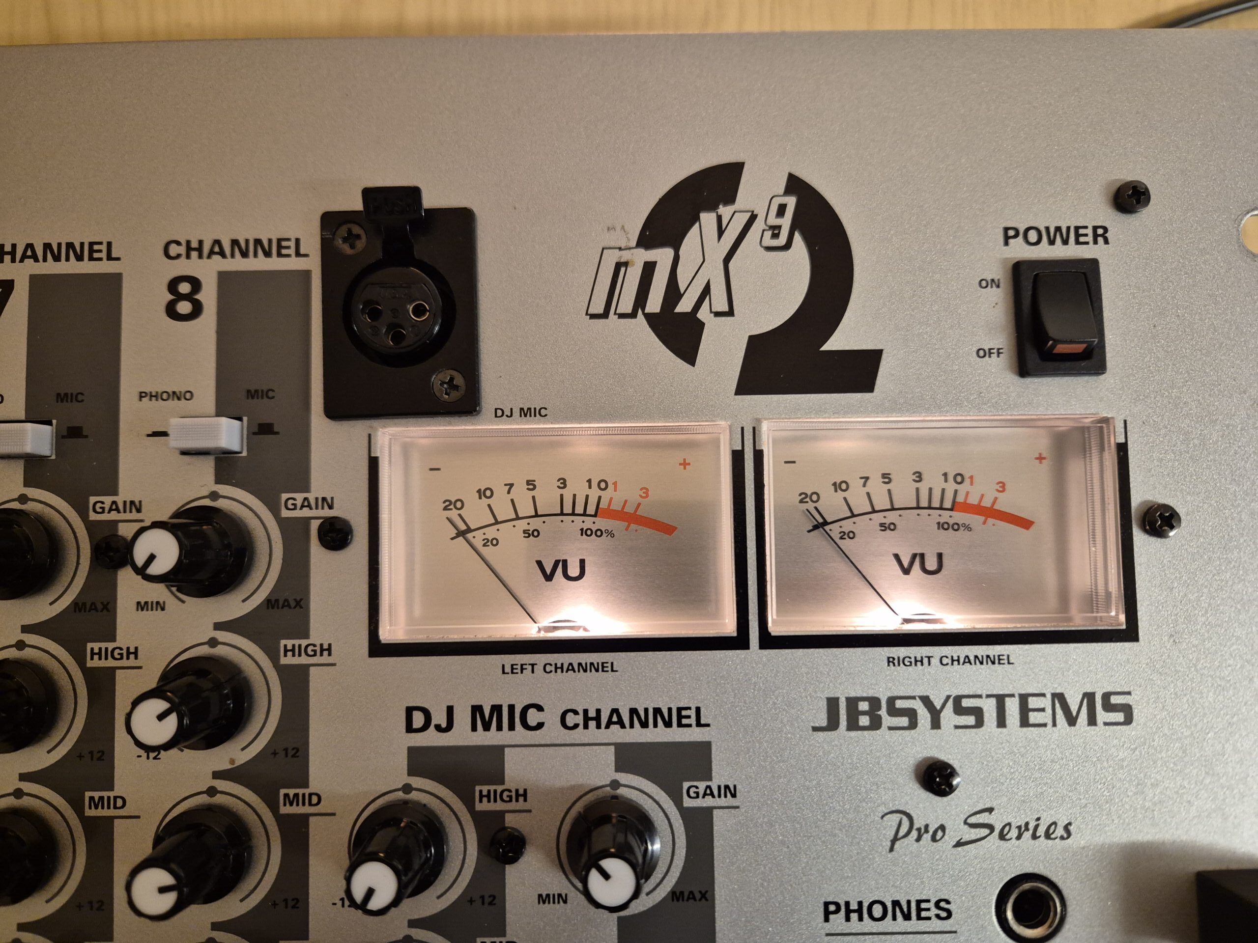 Jbsystems MX9 mengpaneel (2e hands) - Afbeelding 3