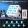 Uplight 4x 10W RGBWA+UV (2e hands) - Thumbnail Image 6