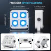 Uplight 4x 10W RGBWA+UV (2e hands) - Thumbnail Image 7