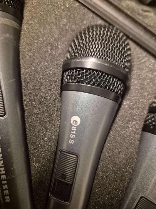 3x sennheiser microfoon in koffer (2e hands) - Afbeelding 3