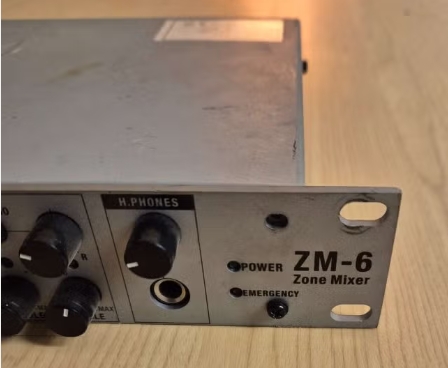 LD Systems ZM-6 19 inch Professional DJ Audio Zone Mixer (2e hands) - Afbeelding 2