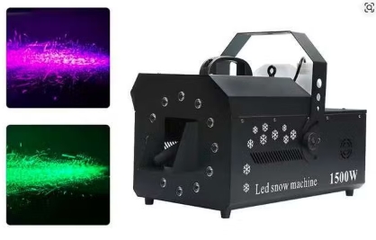 1500w sneeuwmachine 12LEDs met controller en dmx (2ehands) - Afbeelding 4