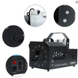 1500w sneeuwmachine 12LEDs met controller en dmx (2ehands)