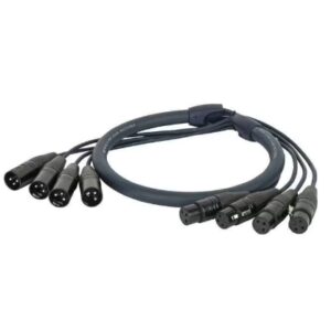 DAP Audio Snake Cable 20m, 4-Way, 4x XLR 3pin (b-stock)