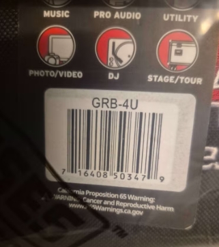 Gator GRB-4U Rack bag (b-stock) - Afbeelding 4
