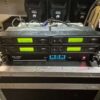 4 kanaals JTS microfoon systeem (headsets) incl vlaggen (2e hands) - Thumbnail Image 1
