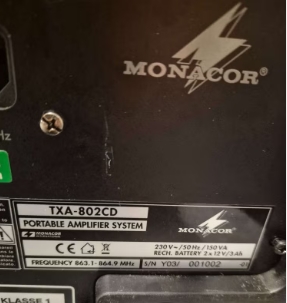 Monacor TXA -802 (2e hands) - Afbeelding 4