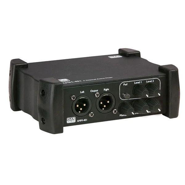DAP AMM-401 4-kanaals actieve mixer (2e hands) - Afbeelding 1