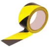 Vloer markeringstape Zwart - Geel (nieuw) - Thumbnail Image 1